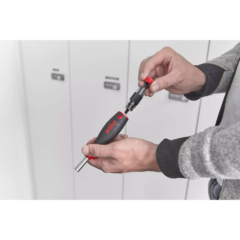 Wiha Skrutrekker med bitsmagasin PocketMax® magnetisk - Bilde 6