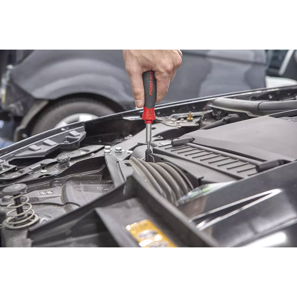 Wiha Skrutrekker med bitsmagasin PocketMax® magnetisk - Bilde 2