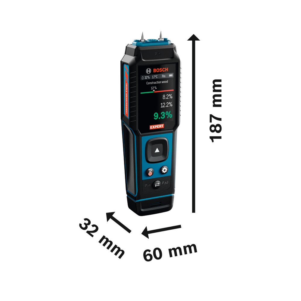 Bosch EXPERT EXMM3-17 Fuktmåler for materiale - Bilde 2