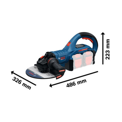 Alternative view of Bosch EXPERT EXWS18V2-230P Batteridrevne vinkelslipere