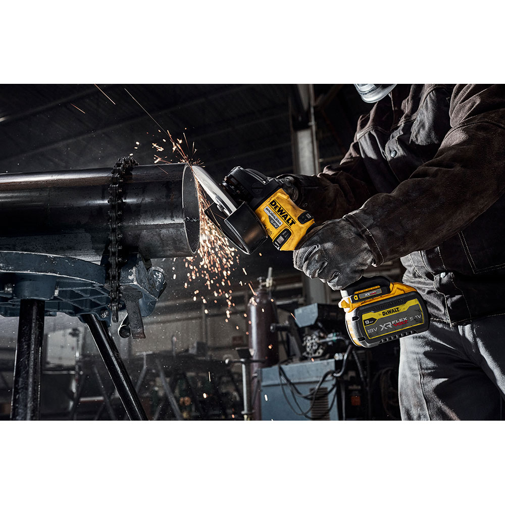 Dewalt DCG440N-XJ Vinkelsliper XR FlexVolt 54V 180mm – Naken i pappeske - Bilde 3