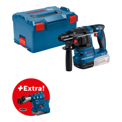 Bosch GBH 18V-22 Batteridrevet borhammer med SDS plus med støvavsug