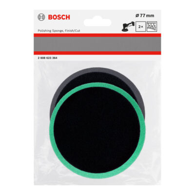 Alternative view of Bosch Poleringssvamp-sett, 77 mm, 2 stk.