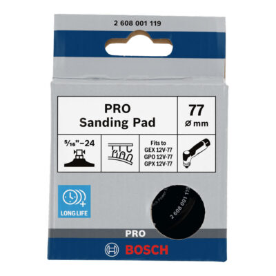 Alternative view of Bosch PRO slipesåle, 77 mm, borrelås