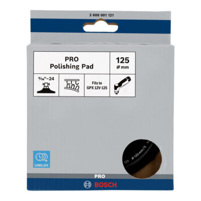 Alternative view of Bosch PRO poleringspute, 125 mm, GPX 12V-125