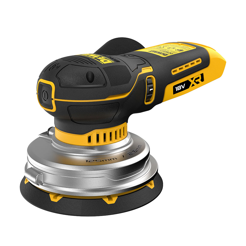 Dewalt DCW211N-XJ 18V XR Børsteløs 125 mm Eksentersliper - Naken i pappeske