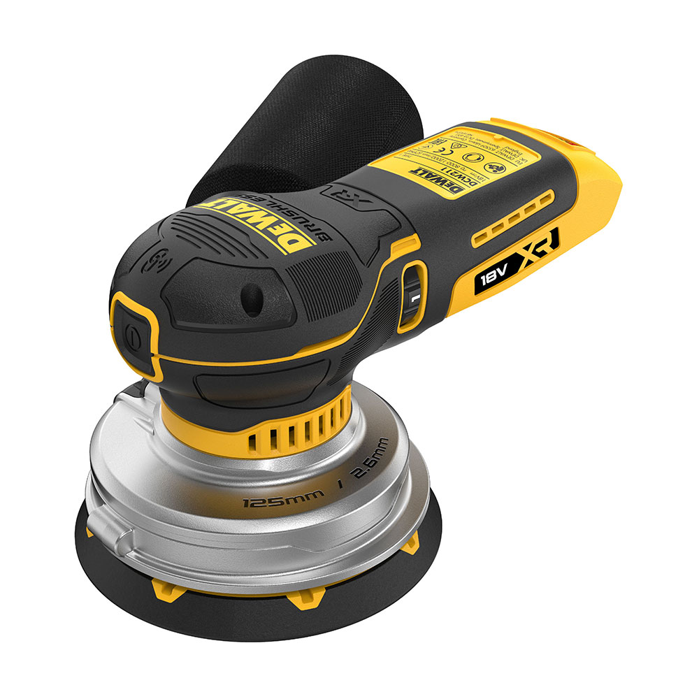 Dewalt DCW211N-XJ 18V XR Børsteløs 125 mm Eksentersliper - Naken i pappeske - Bilde 2